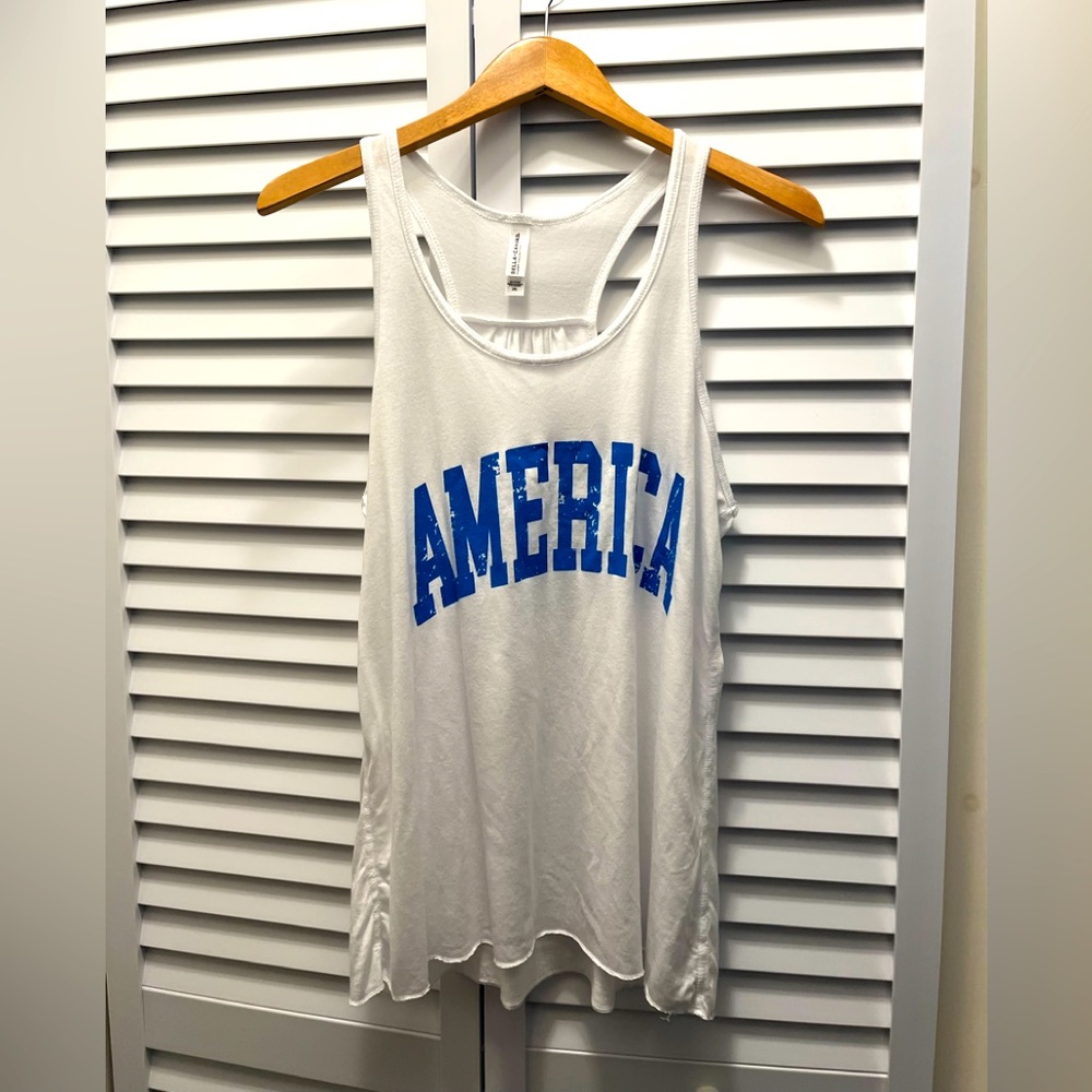 Pink Lily America tank top
